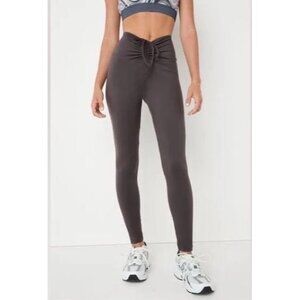 Victoria’s Secret PINK Gray Ruched Leggings